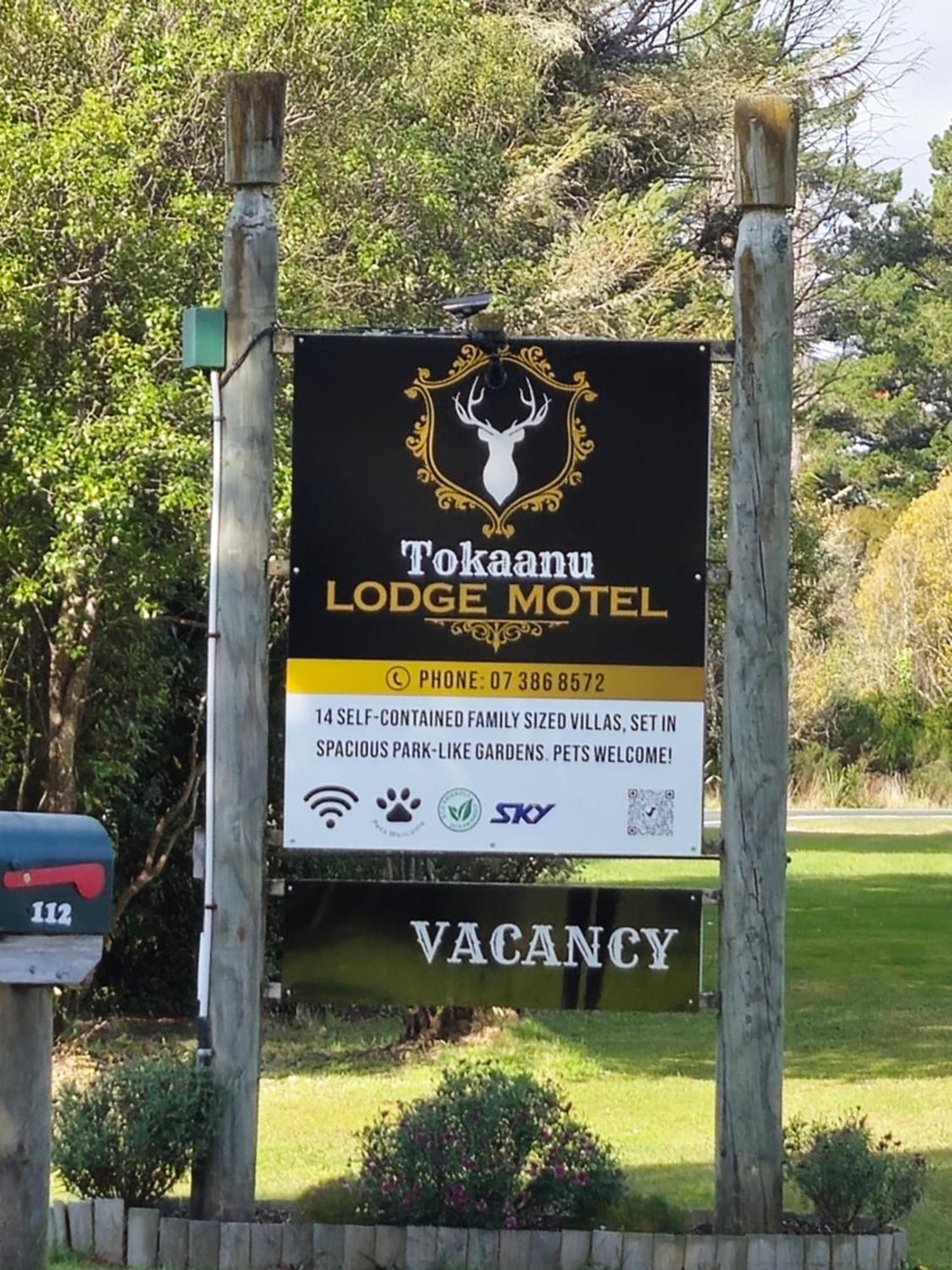 Tokaanu Lodge Motel ตูรางี ภายนอก รูปภาพ
